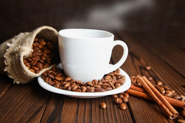 a coffee bean bag