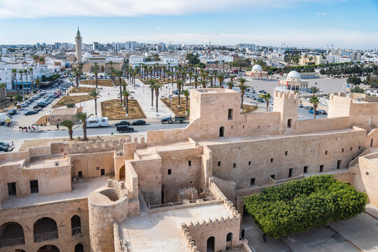 Monastir, ancient fortress, port city, sights of Tunisia