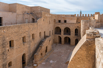 Monastir, ancient fortress, port city, sights of Tunisia