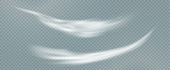 This is a vector set of realistic powder or mist sprays, aerosol trails and bursting vapour splashes. Festive wind, Christmas spotted, cold air. Smoke from car wheels, smoke from explosions.