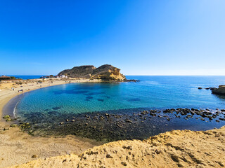 Cocedores beach in San Juan de los Terreros (Pulpí), Almeria