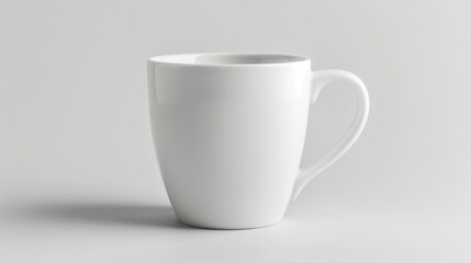 Fototapeta premium Background with a white coffee cup