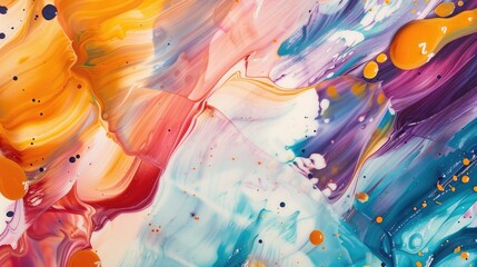 Our image showcases an abstract background with vibrant watercolor splashes-a dynamic representation of artistic expression, fluid art, and the beauty of modern abstract design