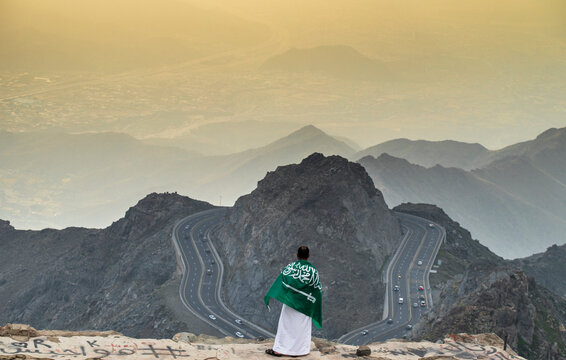 Breathtaking view point, Al Hada of taif Mountain, Saudi arabia
