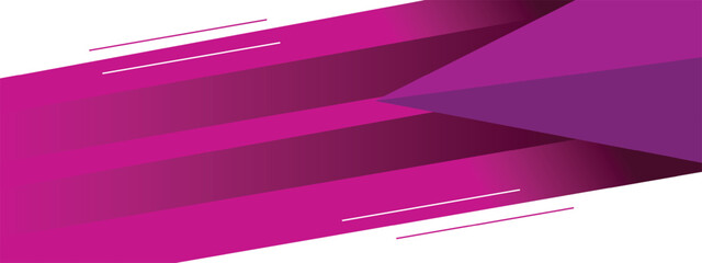 stylish pink and purple  abstract banner design