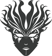 Silhouette Mask for the masquerade black color only