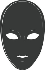 Silhouette Mask for the masquerade black color only