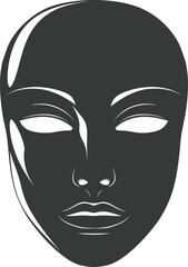 Silhouette Mask for the masquerade black color only