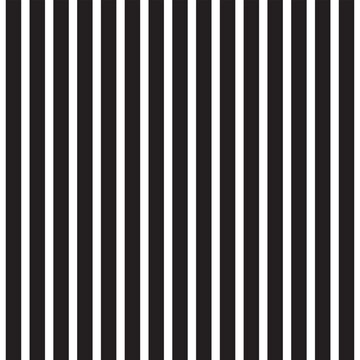 Retro stripes and Seamless tartan pattern. Black and white.
