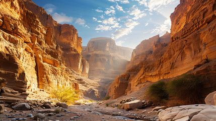 Coloured Canyon in the Sinai desert Egypt