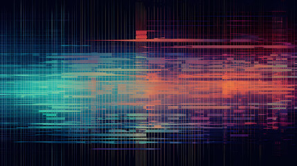 Obraz premium Software background with numbers, matrix