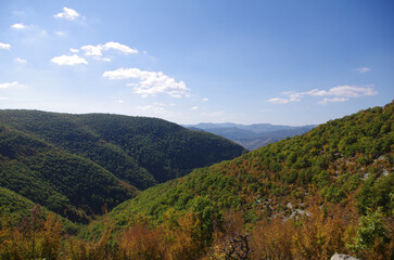 landscape in the mountains