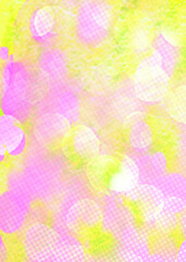 Pink, Yellow bokeh background banner for Party, ad, event, poster and various design works