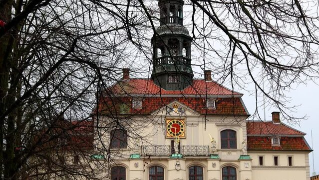 the historic town hall of lueneburg germany 4k video