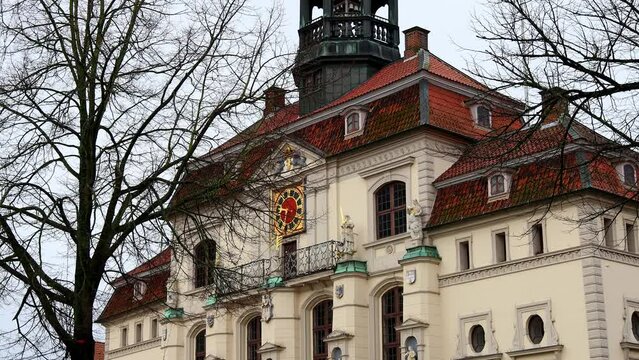 the historic town hall of lueneburg germany 4k video