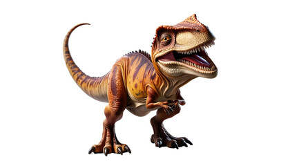 Fototapeta premium Realistic cute dinosaur