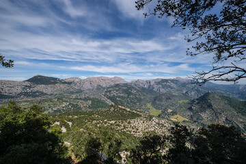 Alaro castle, ruins of the western walls, Alaro, Mallorca, Balearic Islands, Spain