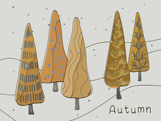 Poster seasons -  Autumn