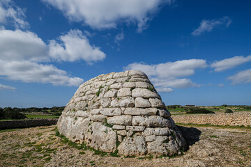 Naveta des Tudons, prototalayotic, Ciutadella, Menorca, Balearic Islands, Spain