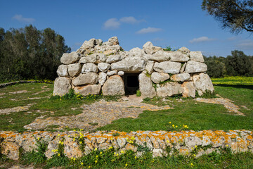 Rafal Rubí naveta, bronze age, Alaior, Menorca, Balearic Islands, Spain