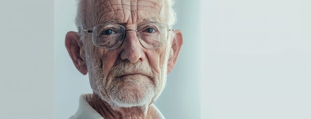 an older man with glasses