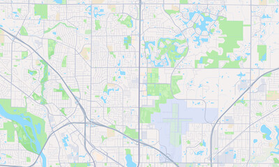 Blaine Minnesota Map, Detailed Map of Blaine Minnesota