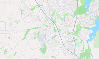 Mansfield Texas Map, Detailed Map of Mansfield Texas