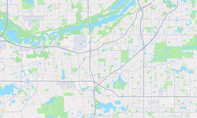 Burnsville Minnesota Map, Detailed Map of Burnsville Minnesota
