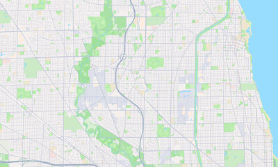 Skokie Illinois Map, Detailed Map of Skokie Illinois