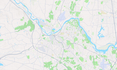 Fototapeta na wymiar Schenectady New York Map, Detailed Map of Schenectady New York