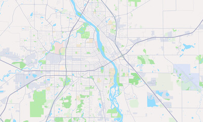 St. Cloud Minnesota Map, Detailed Map of St. Cloud Minnesota