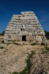 Naveta des Tudons, prototalayotic, Ciutadella, Menorca, Balearic Islands, Spain