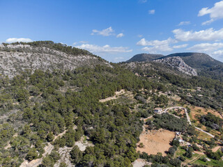 Fototapeta na wymiar Galdent sierra, Llucmajor, Mallorca, Balearic Islands, Spain