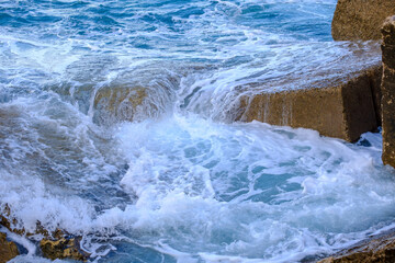 breakwater breakwater, Puerto de Palma, Mallorca, Balearic Islands, Spain