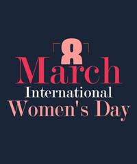 International Women's Day banner. women and girls in science wallpaper, women's day, real woman empowerment 2