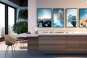 modern kitchen interior