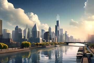 Build a new city and plan a new life in the new city.