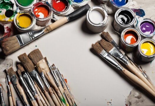 artist, picture, paint, palette, paintbrush, drawing, art, brush, hobby, canvas, creativity, background, studio, painter, blank, easel, artistic