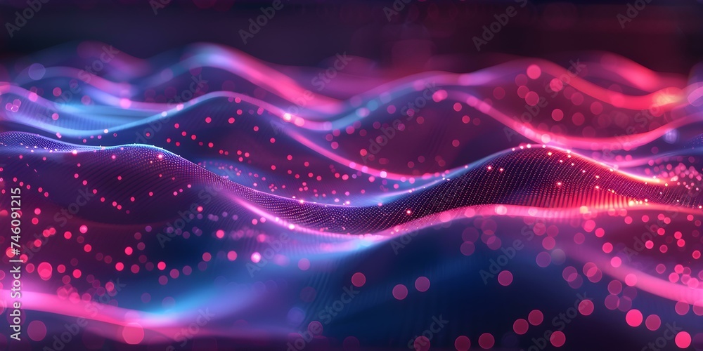 Aufkleber abstract geometric shapes and patterns creating a contemporary digital aesthetic seamless background