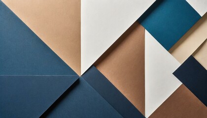 Affiche d'illustration géométrique minimaliste avec forme et silhouette simples.  - obrazy, fototapety, plakaty