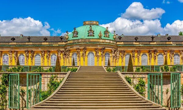 Sanssouci palace and park in Potsdam, Germany