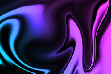 Pink blue grainy liquid background.
Dynamic abstract glowing gradient.
Design for banners, posters and headers.