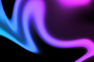 grainy liquid background. Abstract glowing pink blue gradient. 