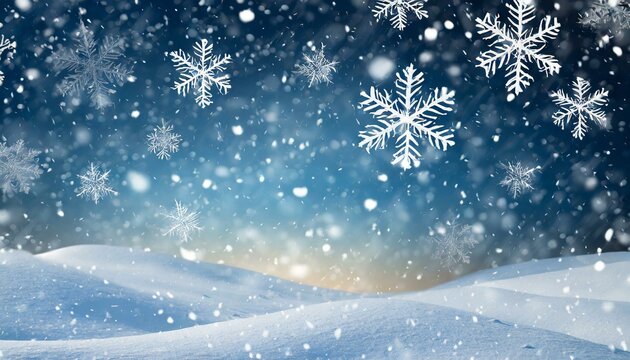 Fond d'&eacute;cran de flocons de neige tombant au hasard. Les granul&eacute;s de cong&eacute;lation