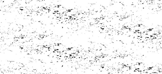 Snow, stars, twinkling lights, rain drops on black background. Abstract vector noise. Small particles of debris and dust. Distressed uneven grunge texture overlay.