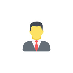 Avatar businessman icon
