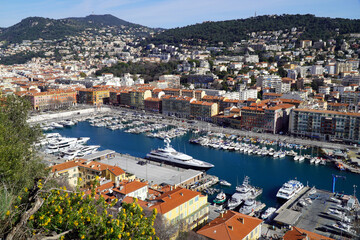 Fototapeta na wymiar port of Nice, France 