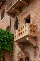 Obraz premium The balcony of Romeo and Juliet in Verona, Italy.