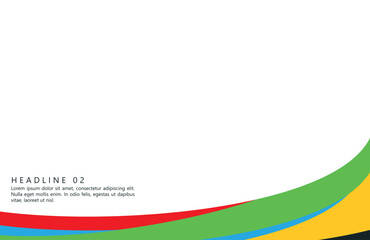 Olympic background. Abstract multicolored background. Vector graphics for design.