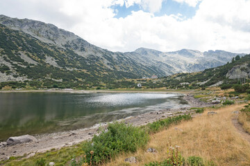 Naklejka na ściany i meble Summer Landscape of The Fish Lakes), Rila mountain, Bulgaria